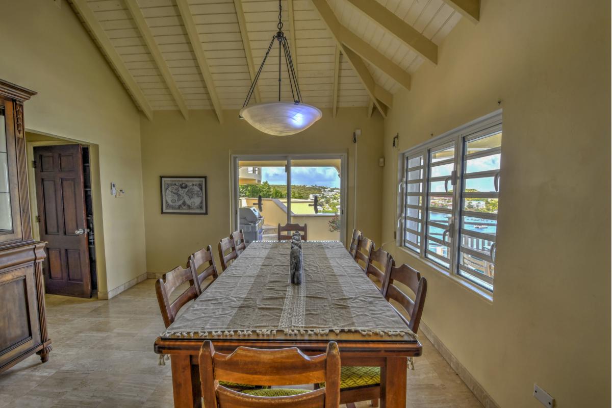 12.Location villa piscine vue mer Oyster Pond Saint Martin_Séjour